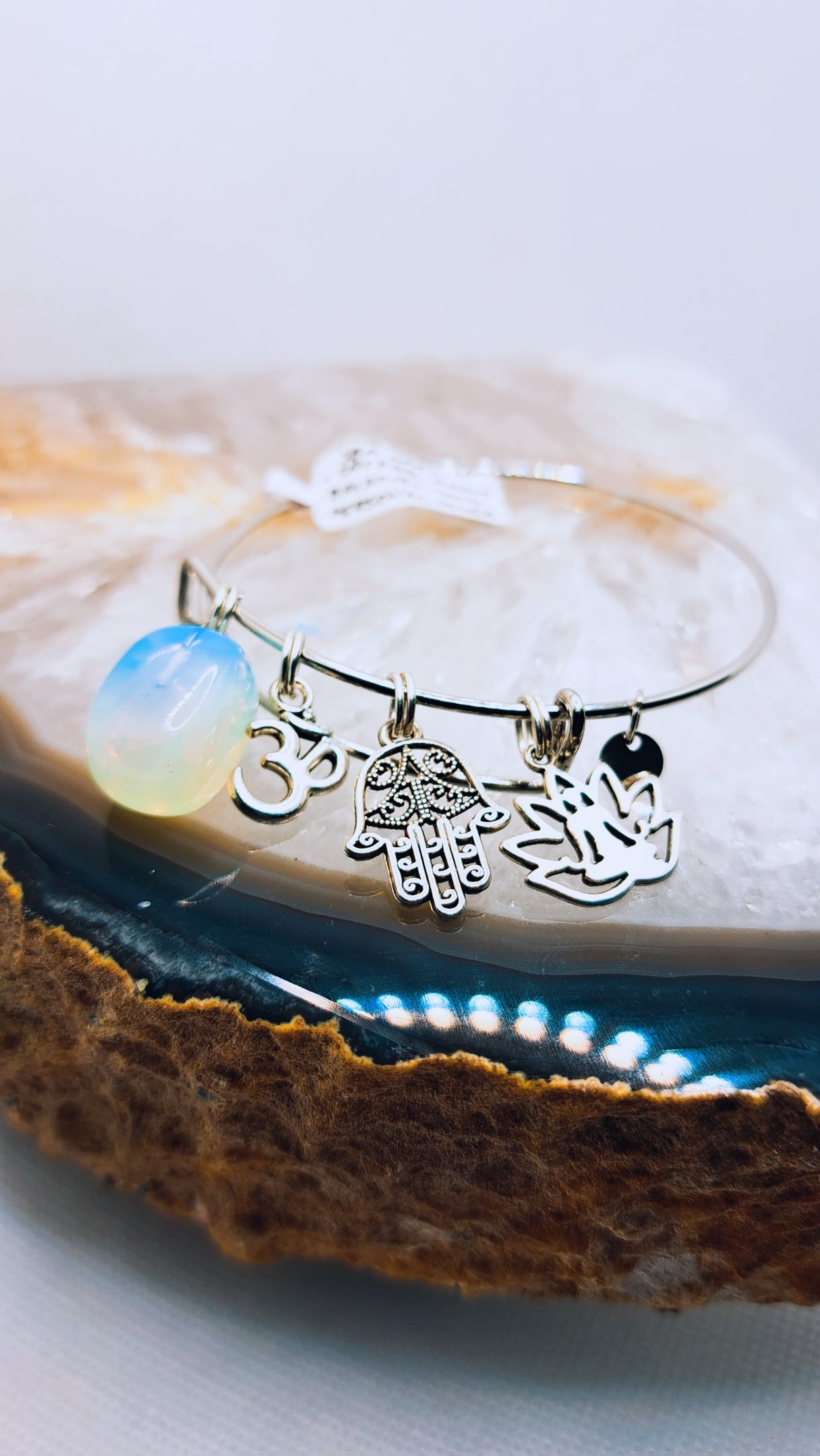 Sacred Sea Opal Bangle